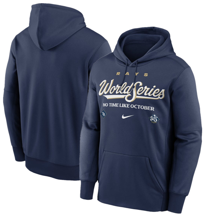 Men's Navy Tampa Bay Rays 2026 World Series Collection Therma Fleece Hoodie